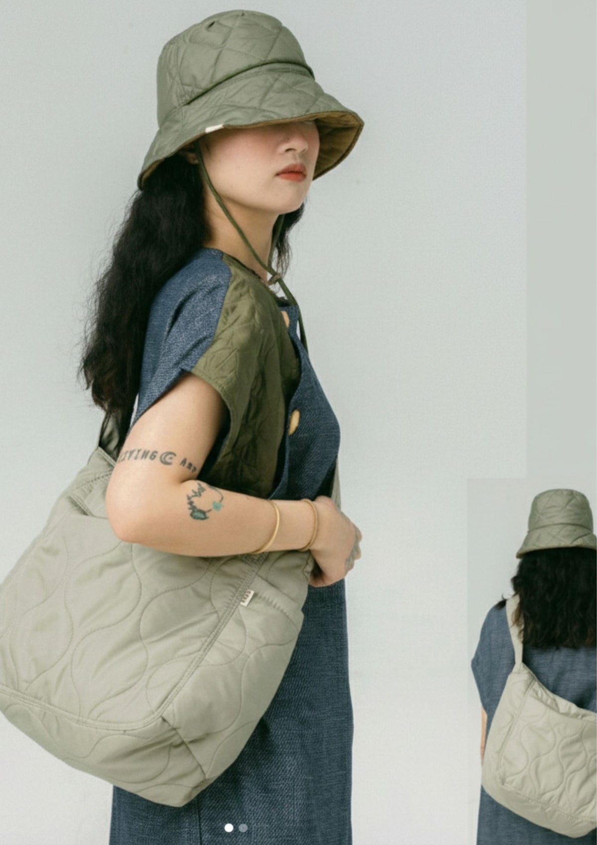 SAC MATELASSÉ SOFT PILLOW + PORTE-MONNAIE ASSORTIE